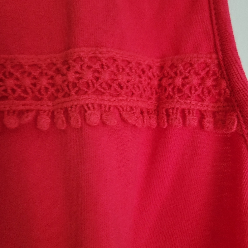 Talbots Red Sleeveless Women's Top - Picture 5 of 6